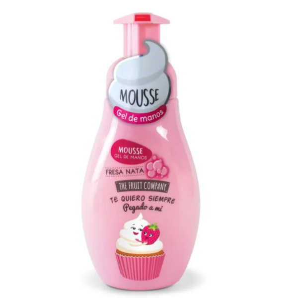 GEL DE MANOS MOUSSE FRESA Y NATA