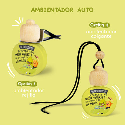 AMBIENTADOR COCHE THE FRUIT COMPANY MELÓN