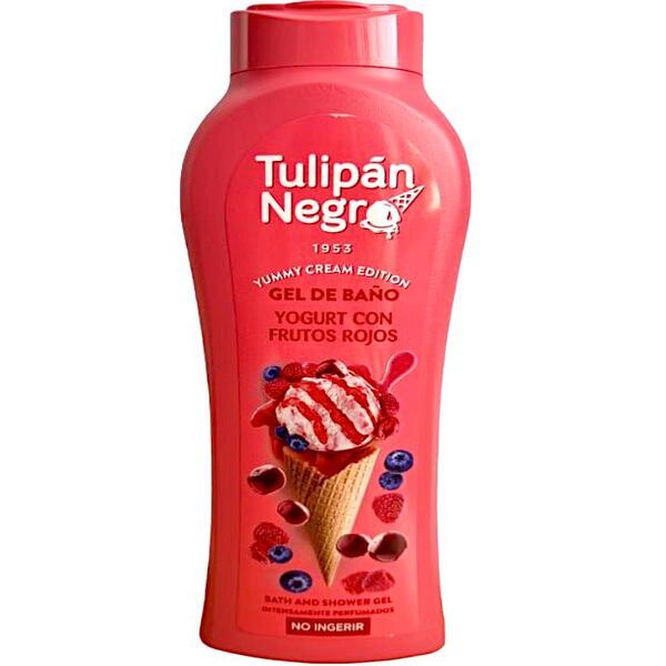 GEL TULIPÁN NEGRO YORGURT CON FRUTOS ROJOS